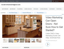Tablet Screenshot of creativehomedesigner.com